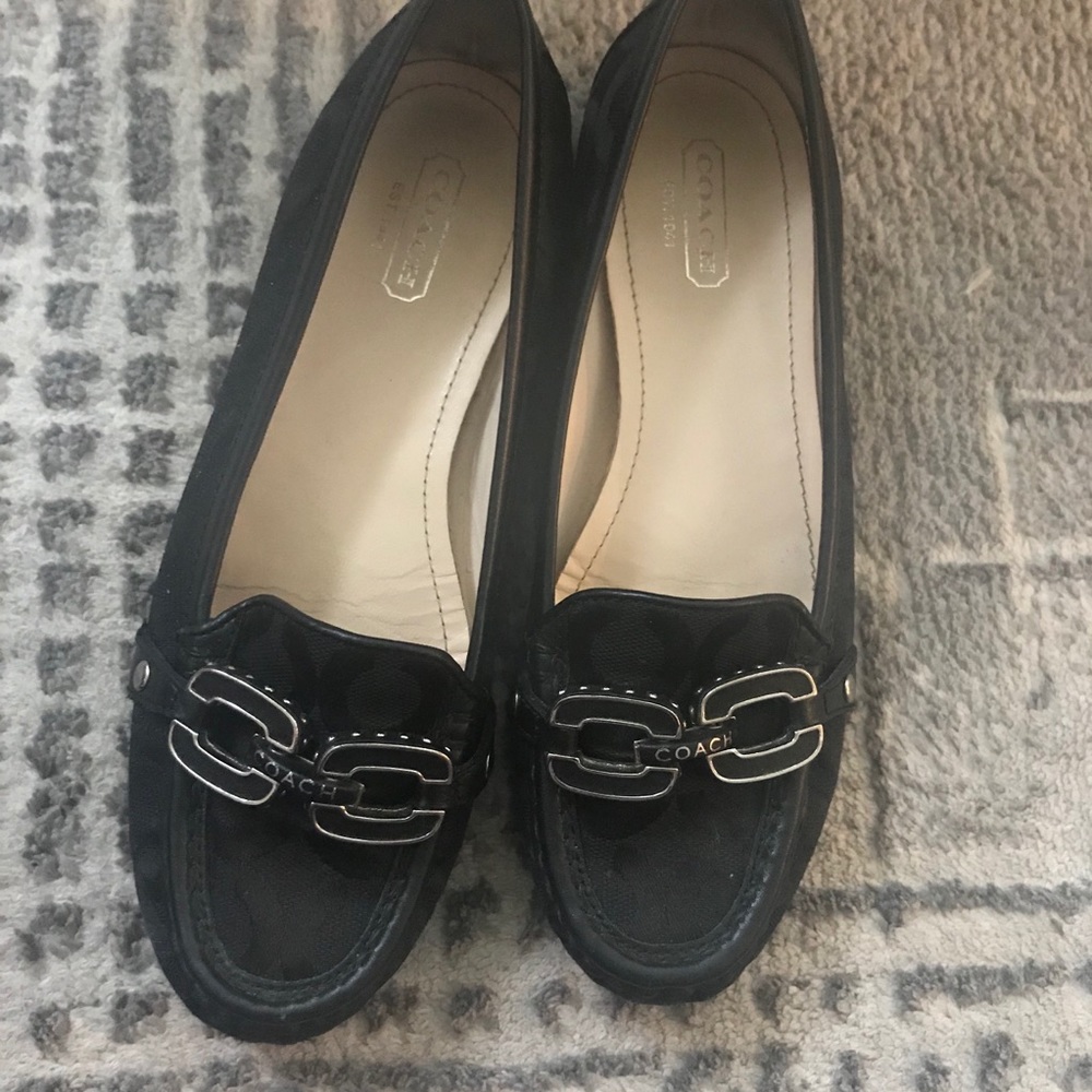 Coach Ella loafer shoes. Size 6